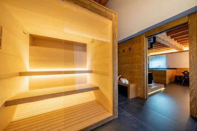 Sauna dello chalet Nabois